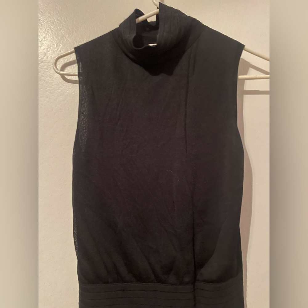 Black sleeveless shirt Yves saint Laurent